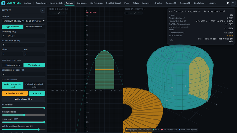 Math Visual Studio